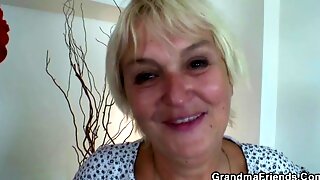 Granny Hairy Threesome