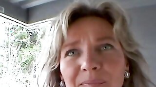 Milf Hard Fucked, Blowjob Cum In Mouth, Big Cock, Housewife, German, Mature