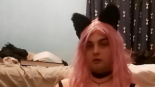 Crossdresser Sucks Cock