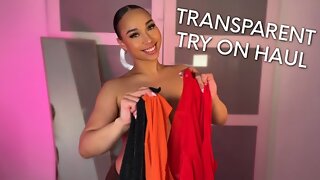 Transparent Clothes, Transparent Try On, Amateur Try On Haul