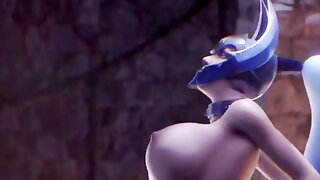 애널, 3d, 편집, 만화