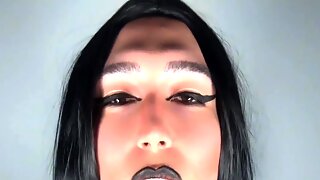 Crossdresser Cum In Mouth