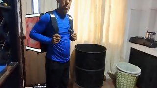 Chubby Amateur Delivery, Suck The Cum Out, Chubby Arab, Delivery Man