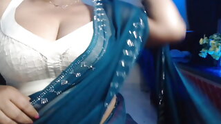 Wife, Indian, Webcam, Desi, Massage, Bra