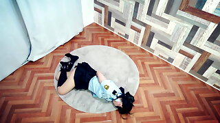 Asian Vibrator Bondage