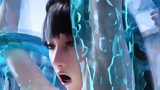 アジア人, ソロ, 3D, アニメ