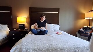 Teen Femboy Solo Masturbation