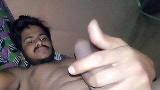 Desi boy always like to lying on bed nude