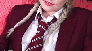 School Uniform Masturbation