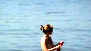 Topless Beach Voyeur