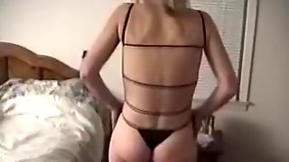 Milf trying on new lingerie