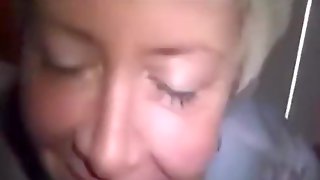 Blonde milf has oral and missionary sex ending with a creampie