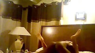 Muscle Black Guy & Sexy Latina Girl Homemade Sex Tape 