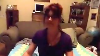 Filth mouthed aged wife likes to engulf strapon