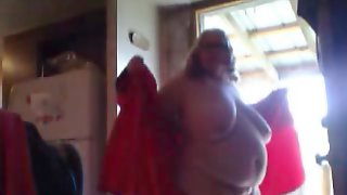 Sexy BBW Granny Showing Off