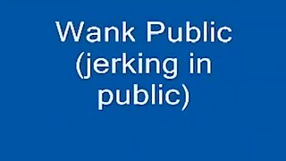 Jerking off in public compilation
