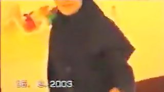 Arab girl drops her burka and fucks her muslim bf