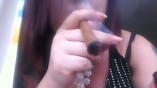 Cigar Smoking BBW - Fetish Smoke Rings