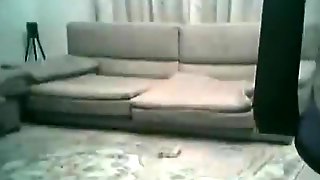 Indian girl with hairy pussy masturbation, missionary and doggystyle sex with hairy pulling on the living room floor.