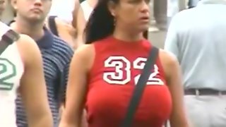 Big Huge Bouncing Boobs Hard Nipples