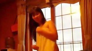 Cheating asian girl fucks her bfs nerdy brother