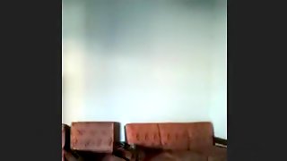 Voyeur bf sneakily tapes himself fucking his latina gf on the sofa