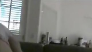 Ugly looking milf has sex with her husband on the couch