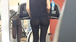 Legging through gym
