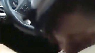 Fat white guy has some wild sex with a black girl in his car