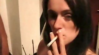 British Smoking Handjob
