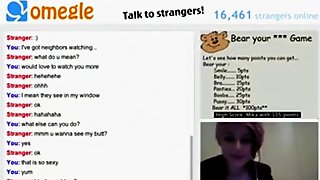 Cute russian girl plays a sexgame on omegle