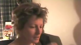 French wife anal by BBC, eats cum from condom!