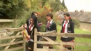 British Pornstars, School Girl, British Stockings, British Cumshot, School Uniform