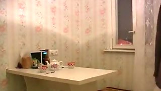 Older Russian couple having sex