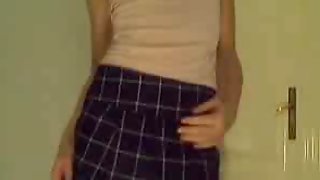 Sexy filipina schoolgirl strips on cam
