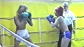 Lesbian Boxing Fight