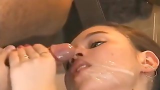 A great fuck and a great load! Who is this facial beauty?