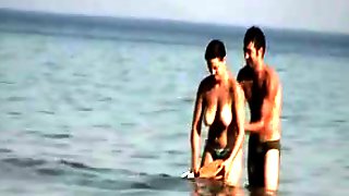 Greek beach voyeur