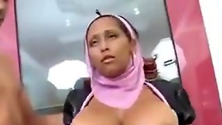 Hot black girl takes her first big moroccan cock bmc