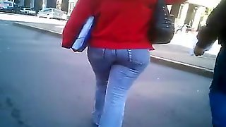 Mature Latina Tits & Vpl Jeans Ass Booty