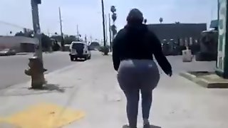 Big booty walking