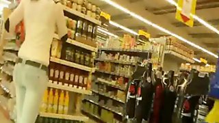 SEXY CANDID TIGHT ASS IN SHOP