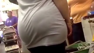 Spying Mature Big Bubble Butt - Ass Voyeur - Candid Booty 23
