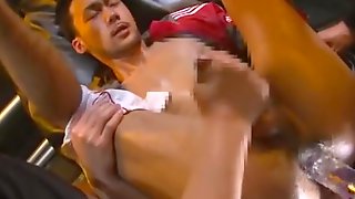 Fabulous Asian homo boys in Amazing threesomes, bdsm JAV video