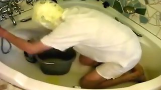 Shaving Ball Cream And Yellow Gunge