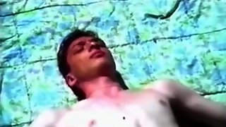 Retro outdoor gay sex scene