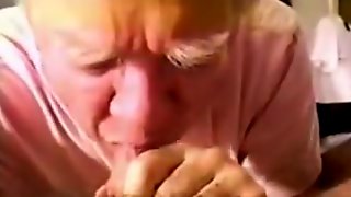 Grandpa Swallows The Cum