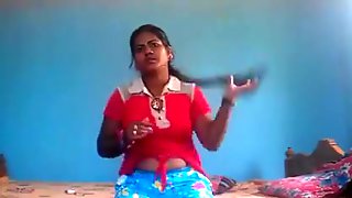 Indian junior couple - energetic sex act