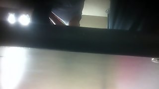 Hidden camera in the dressing room recording