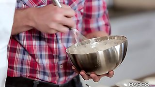 Afternoon cooking class quickly turns into a wild sexy threesome